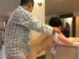 Retirement Home Nurse Walks On Grandad Fucking Another Nurse In The Kitchen