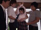 False Landlord Lured Poor Teen Aoi Shirasaki To Get To Address Wher She Was Assaulted By Group Of Horny Guys Uncensored
