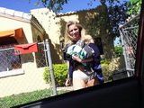Kicked Out Of The House Sexy Girl Has Found a Refuge In Strangers Car