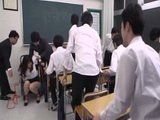 Japanese Teacher Gets Humiliated And Abused In A Classroom By Both Teachers And Students