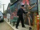 Police Officer Molesting Hooker On The Street