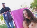 Caring Stepfather Hard Fucked His Lovely Stepdaughter In The Backyard