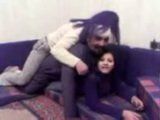 Arab Dad Having Fun With Daughters Girlfriends