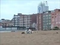 Voyeur Fucks on the Beach