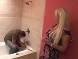 Plumber Literally Got Nailed By Bossy Busty MILF
