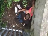 Guy Secretly Taped His Friend Fucking A Slut Under The Bridge