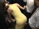 Shy young Woman groped on a train